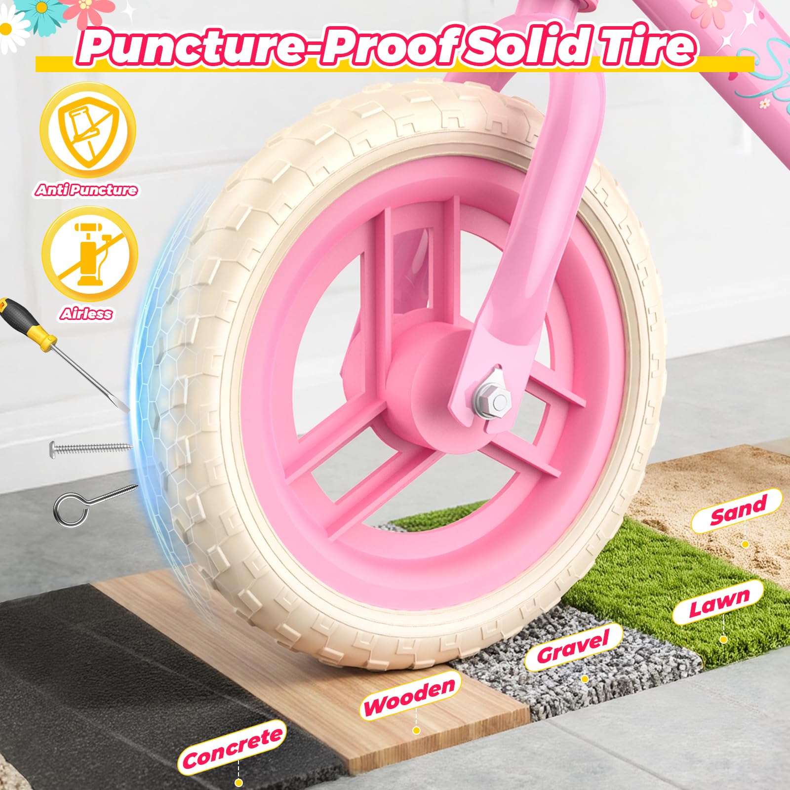 Kkdi adjustable handlebar height grows with your child.