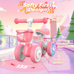 KKDI soft-seat and grips provide a comfortable, secure ride.