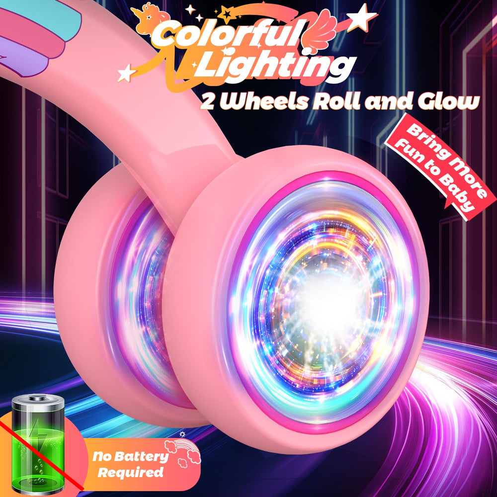 KKDI Unicorn Baby Balance Bike easy assembly in minutes for quick family outdoor play.