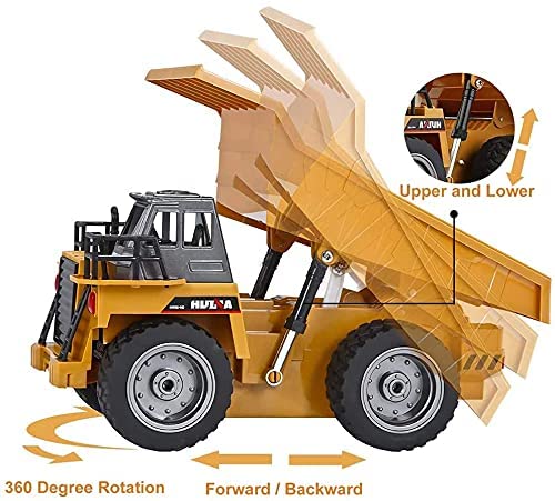 kkny rc dump truck batteries included for longer sessions