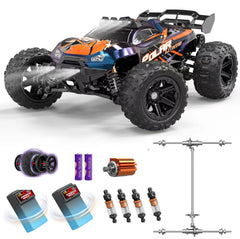 kkny 1:14 remote control car front view shows rugged 4WD ready for off-road fun.