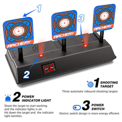 KKONES auto-reset mechanism in action for quick, repeatable practice sessions