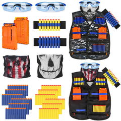 KKONES Nerf darts in vest kit for safe, energetic play