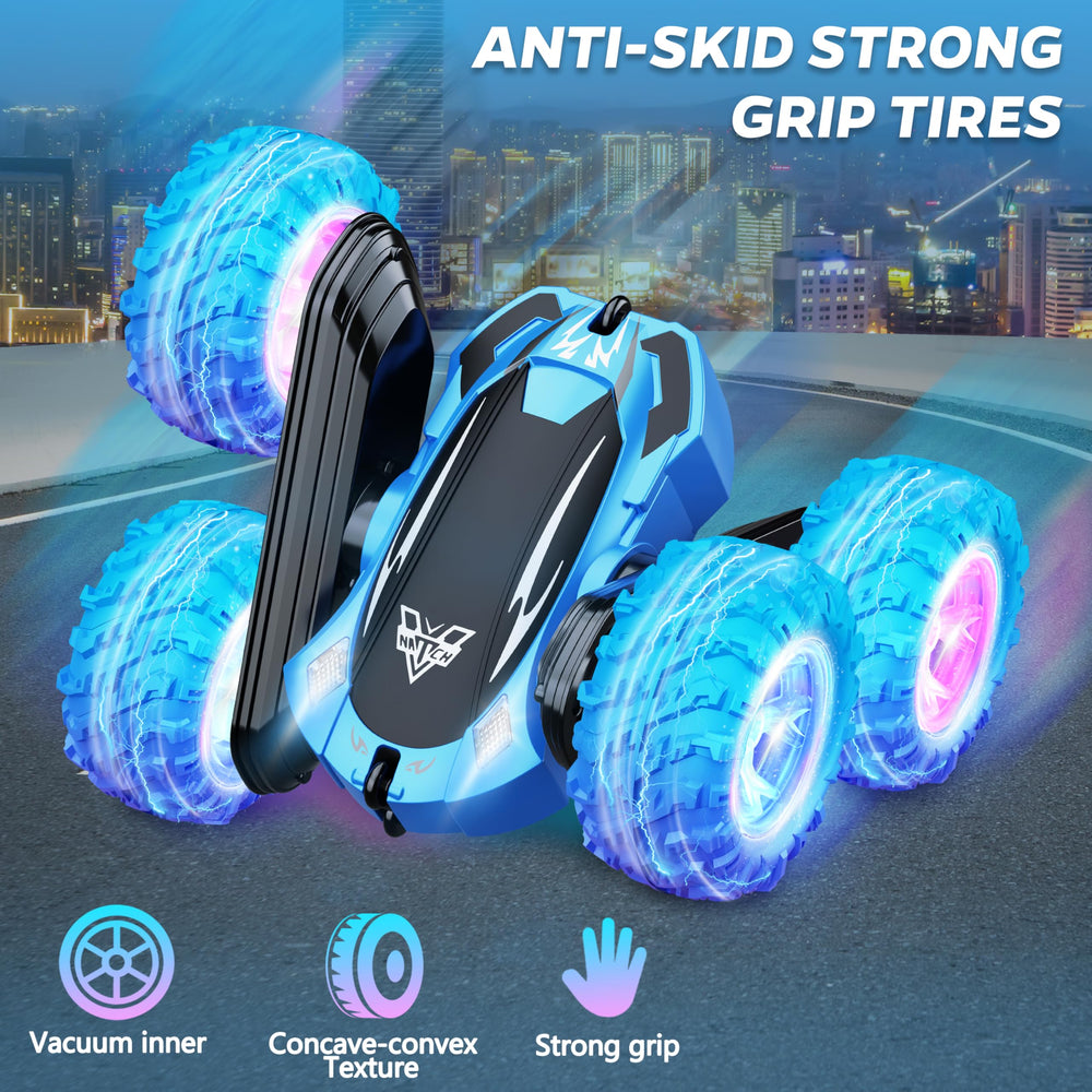 KKONES remote-control car off-road ride emphasizing durable build for bumps outdoors