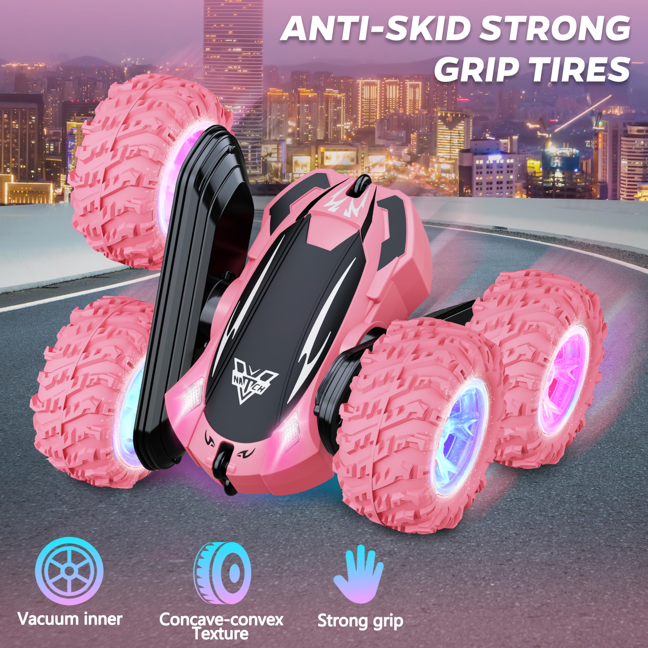 KKONES off road friendly RC car on varied terrains