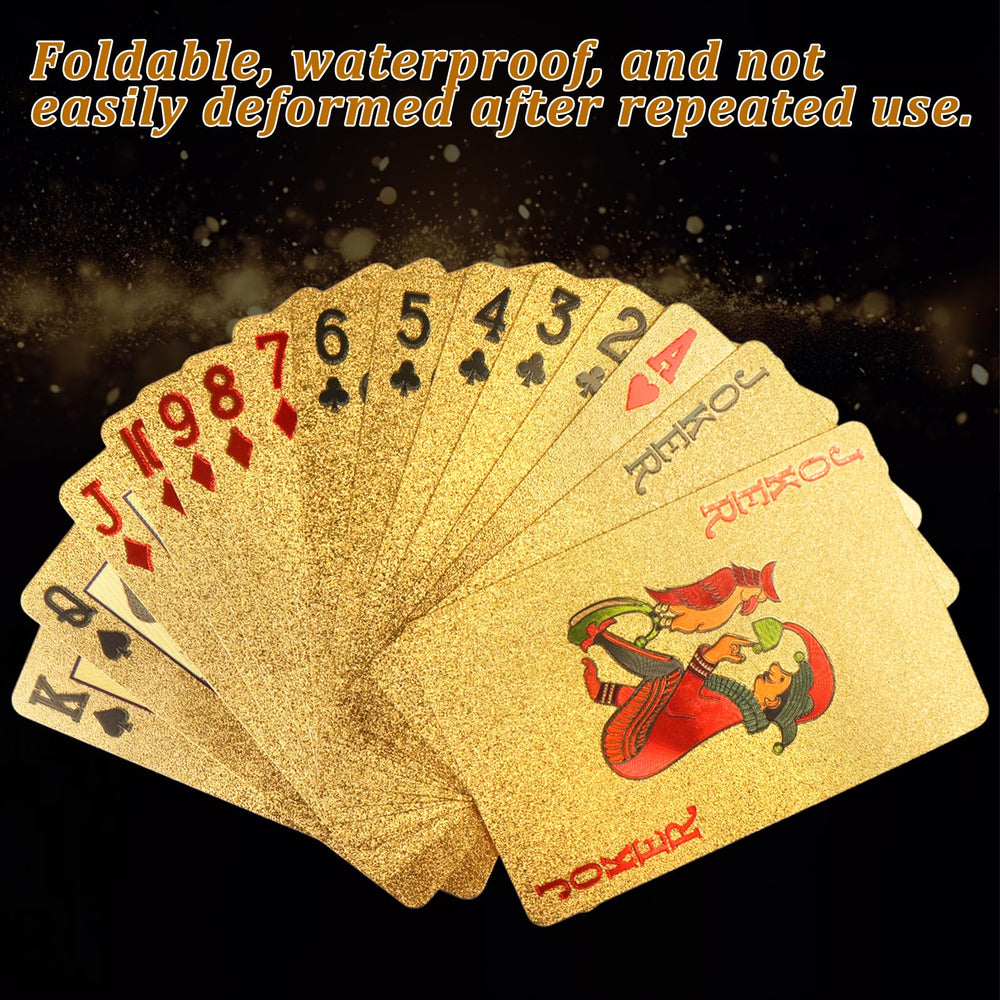 KKONHII four decks rose gold foil poker cards add elegant flair to game nights.