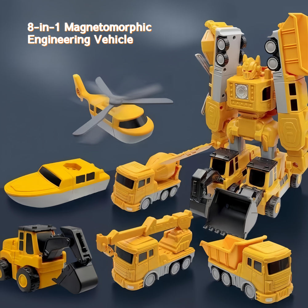 KKPOT Magnetic Car Truck Design image encouraging imaginative construction play