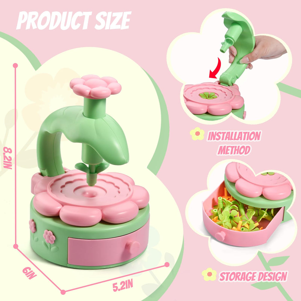 KKQ flower machine with petals supports easy DIY bouquets.