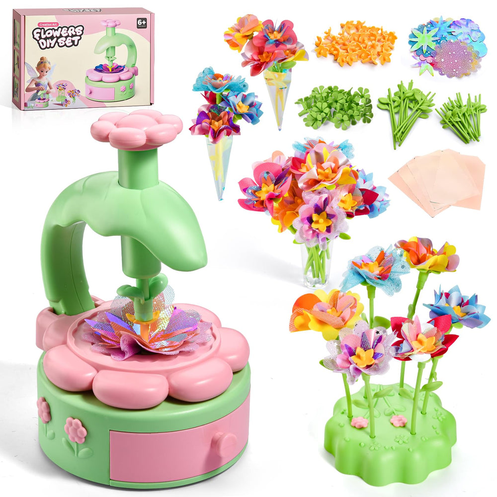 KKQ DIY flower press kit assembly for kids boosts hands-on creativity.