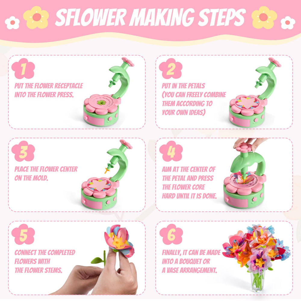 KKQ flower crafting fosters parent-child bonding and creativity.