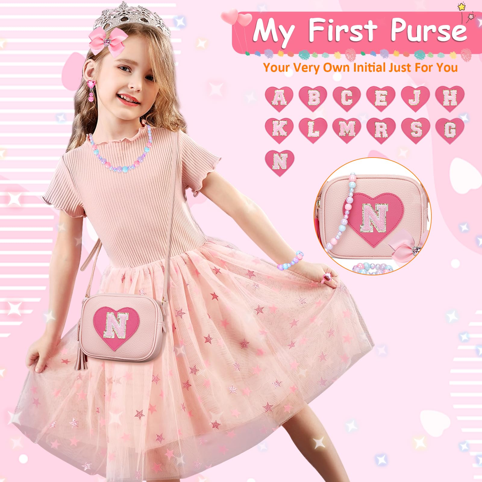 KKXIU Purse measures 6.8 by 5.5 by 2 inches for storage.