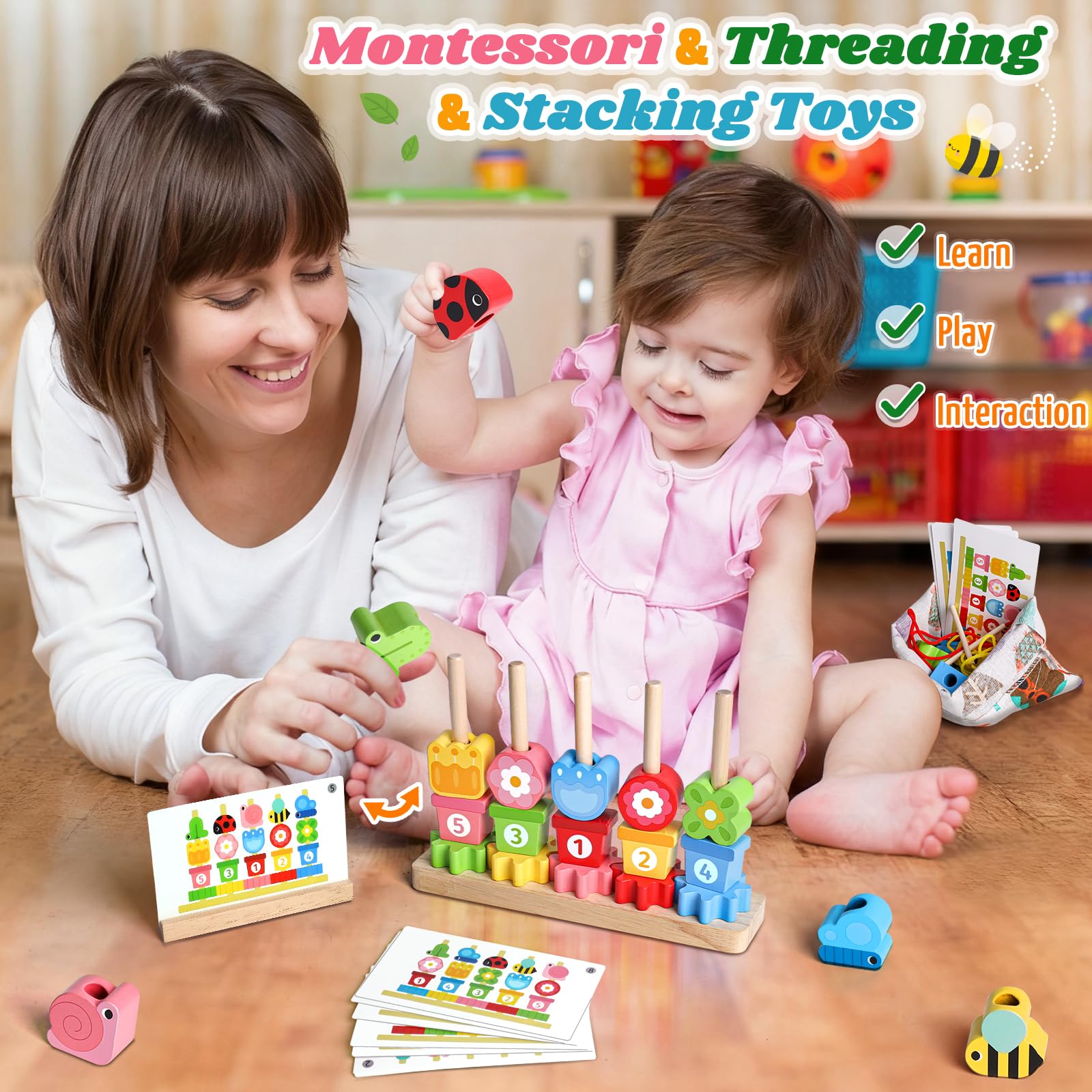 KLAPTOR lace and threading tools support precise hand coordination and focus.