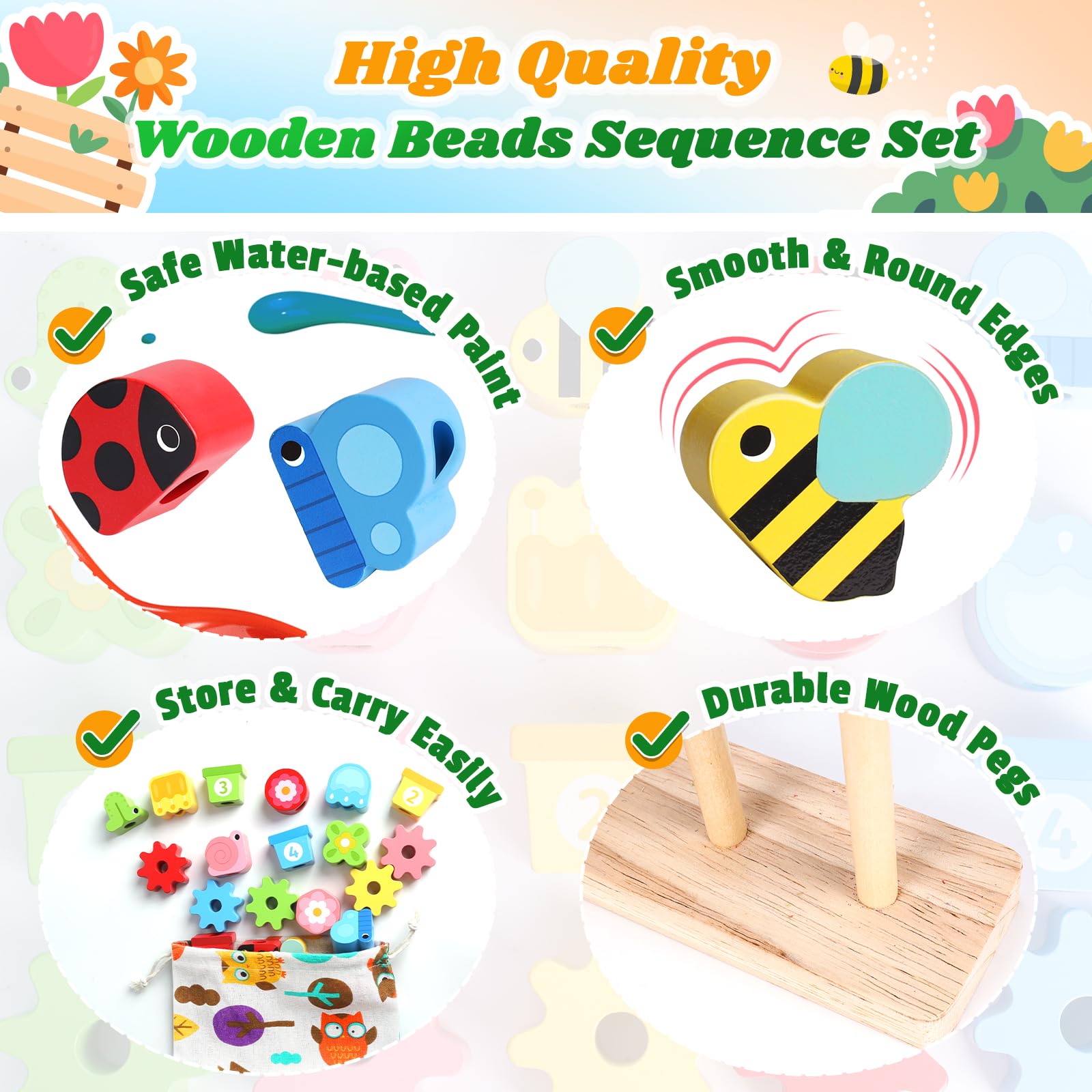 KLAPTOR wooden stacking blocks build early math and logical thinking.