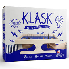 KLASK tabletop game setup on a flat surface, ideal for quick gatherings.