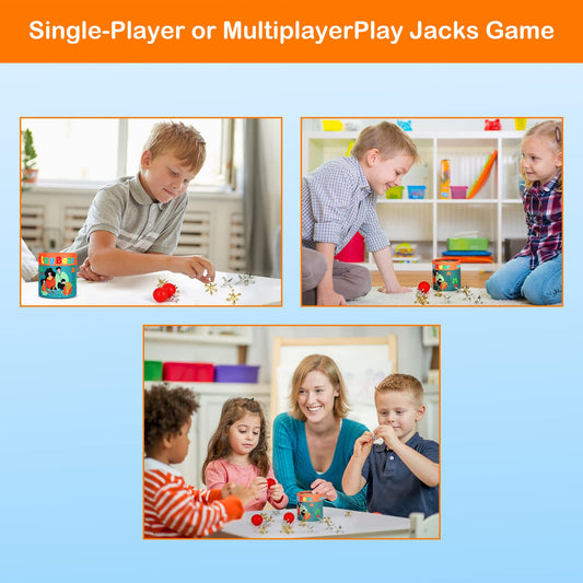 KlayBear Jacks packaging emphasizes portable, gift-ready design.