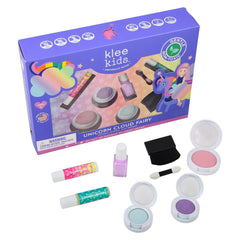 Klee Naturals mineral eye shadow and blush close-up emphasizing gentle shimmer