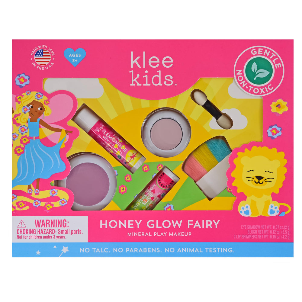 Klee Naturals Luna Star eye shadow Honeymallow Pink for gentle, kid-safe sparkle.