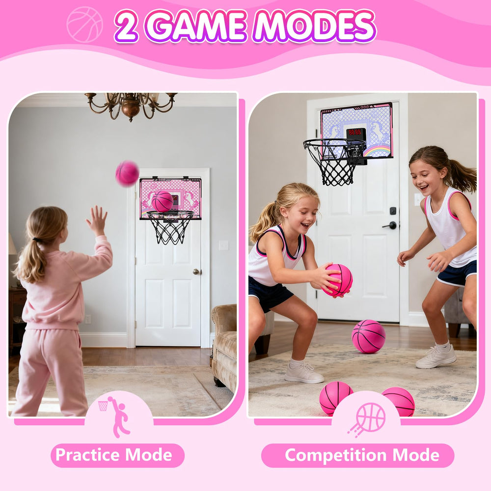 Kleikyerel basketball hoop includes remote control for easy operation during games