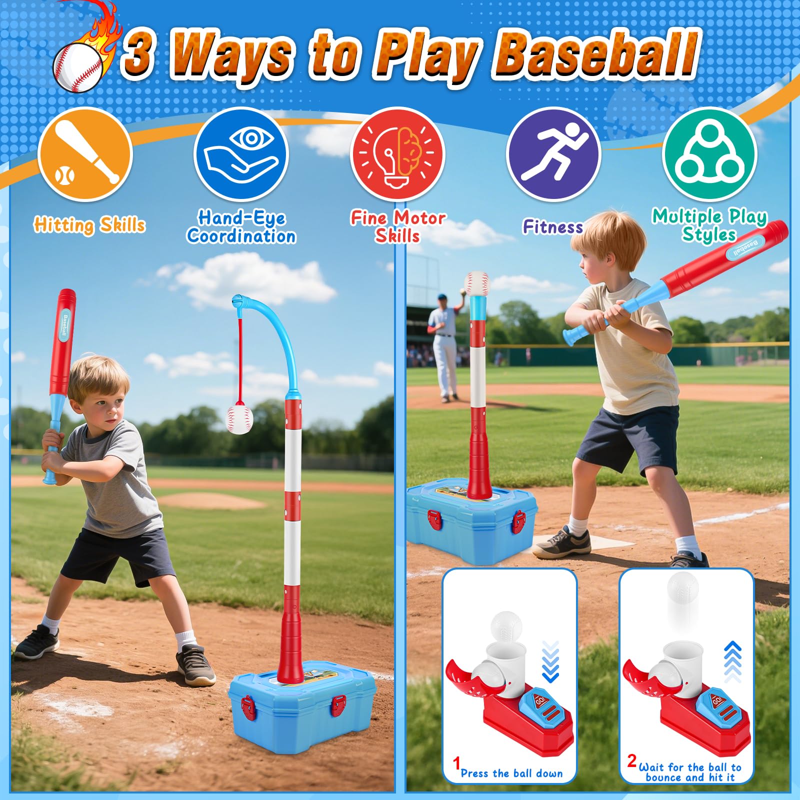 Kleikyerel indoor-outdoor hoop suitable for year-round play.