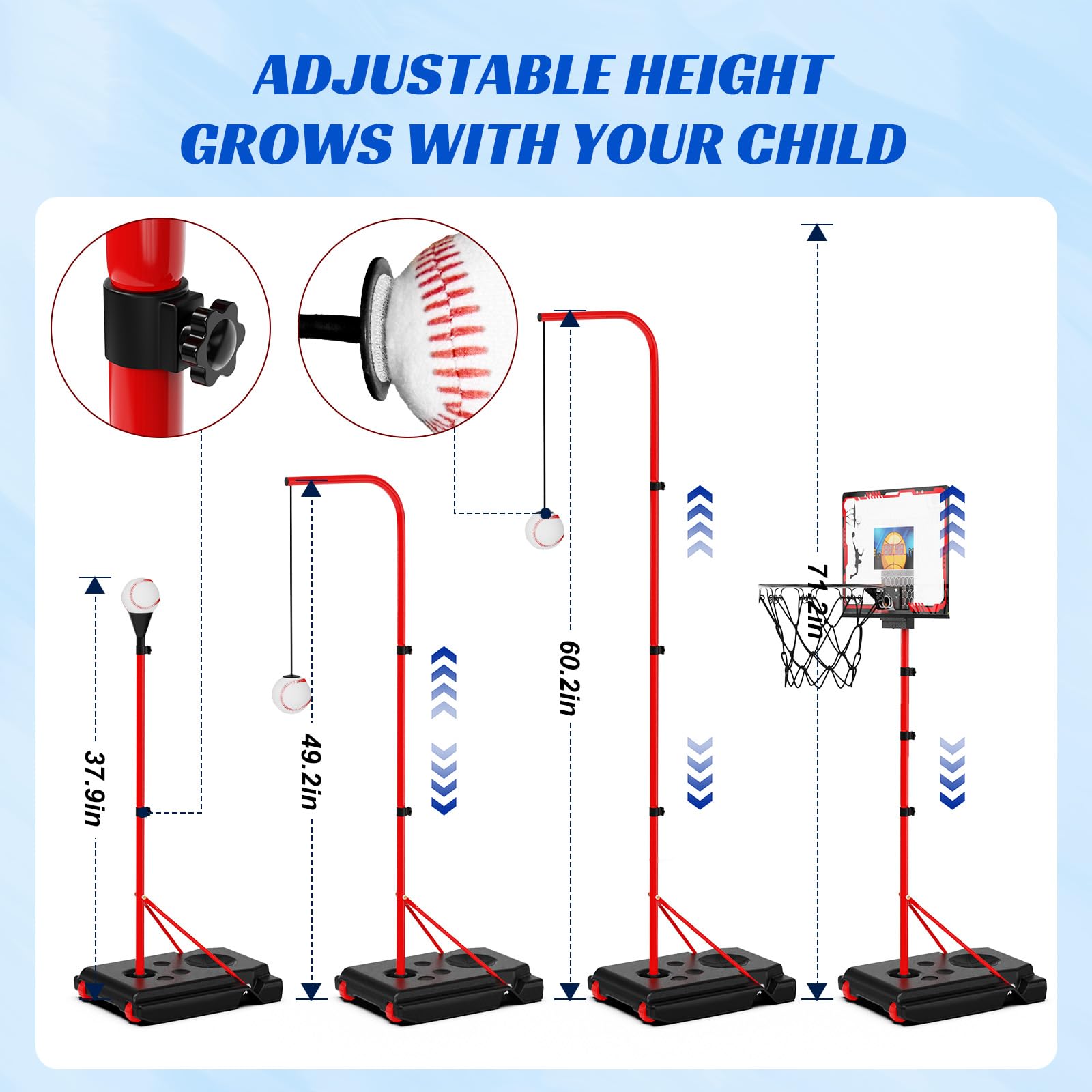 Kleikyerel T-ball mode for accurate hitting practice
