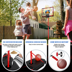 Kleikyerel weather-resistant backboard and rust-free rim