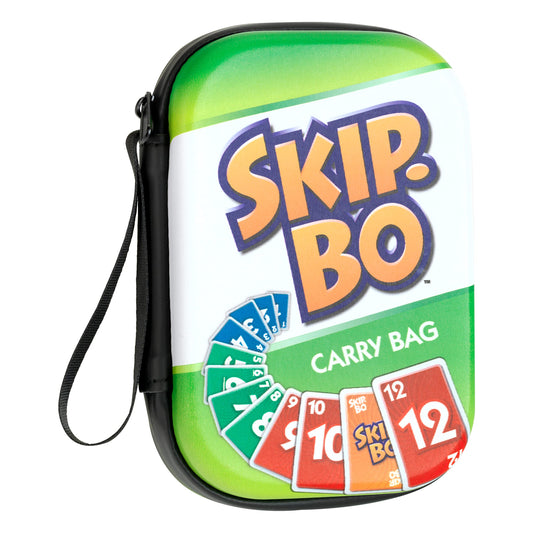 Klein Skip.Bo carry bag, open front view, ready for travel and quick card access.