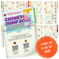 Kleintober instruction card outlines 10 games for family activity