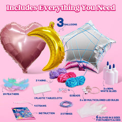 Klever Kits 3D string art heart balloon adds warm charm.