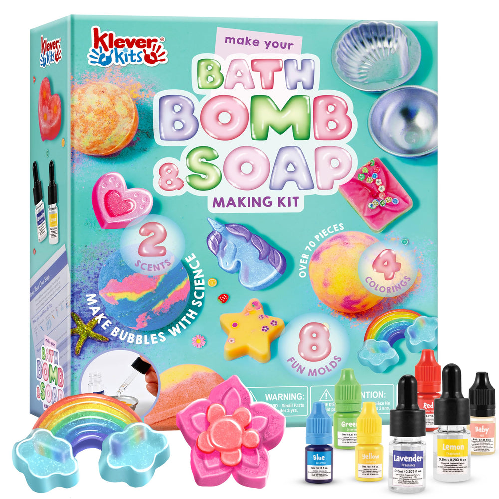 Klever Kits bath bomb ball mold for creative fizz and hands-on science fun