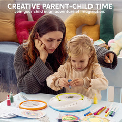 Klever Kits beginner-friendly activity sparks young artists' imagination.