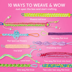 Klever Kits bracelet threads variety with vibrant colors for standout designs