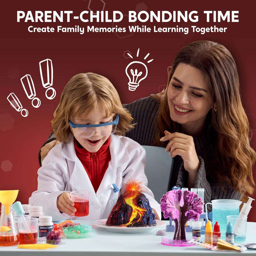 Klever Kits color experiments, reveals color mixing and observation skills.