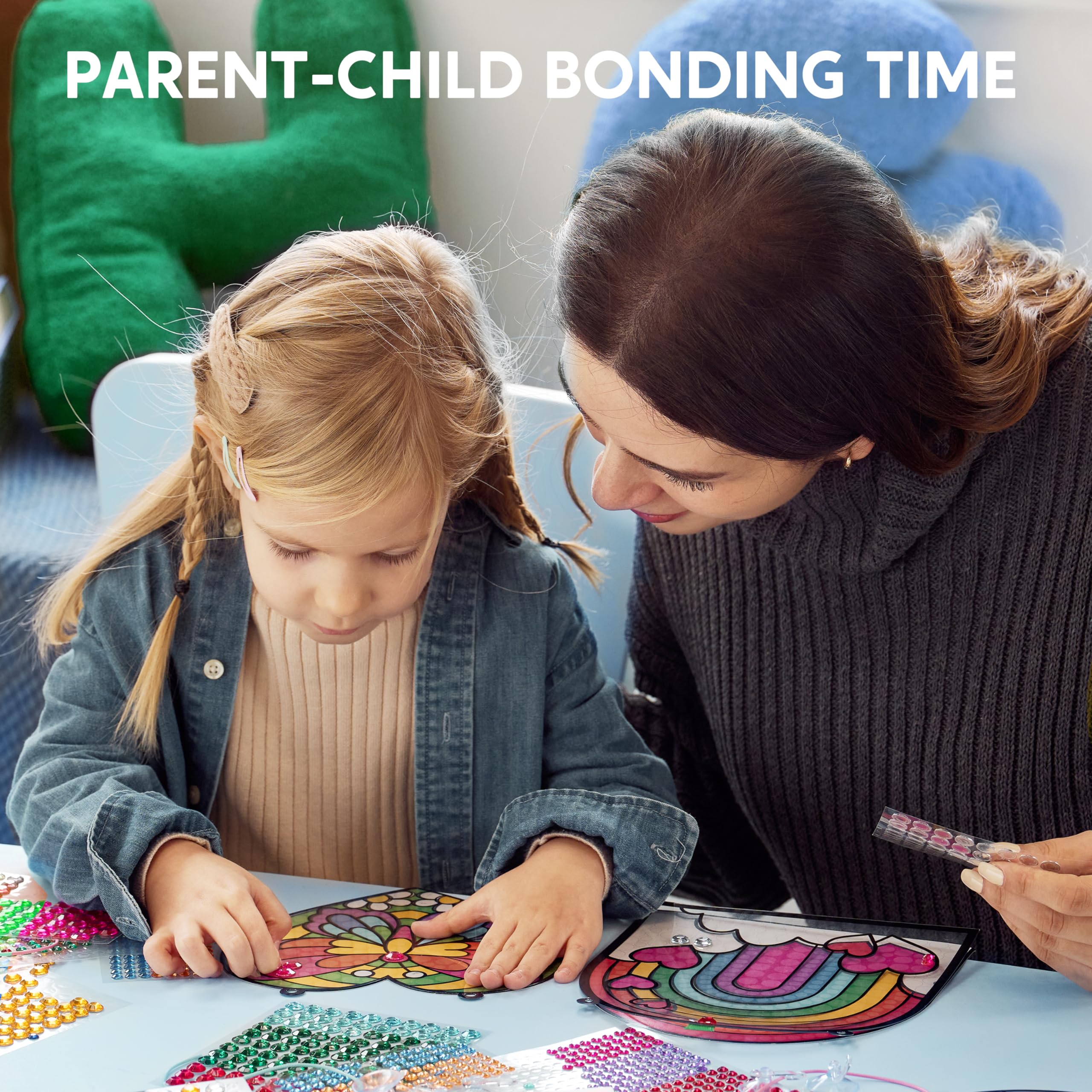 Klever Kits color guide gem pack helps kids learn color matching while crafting.