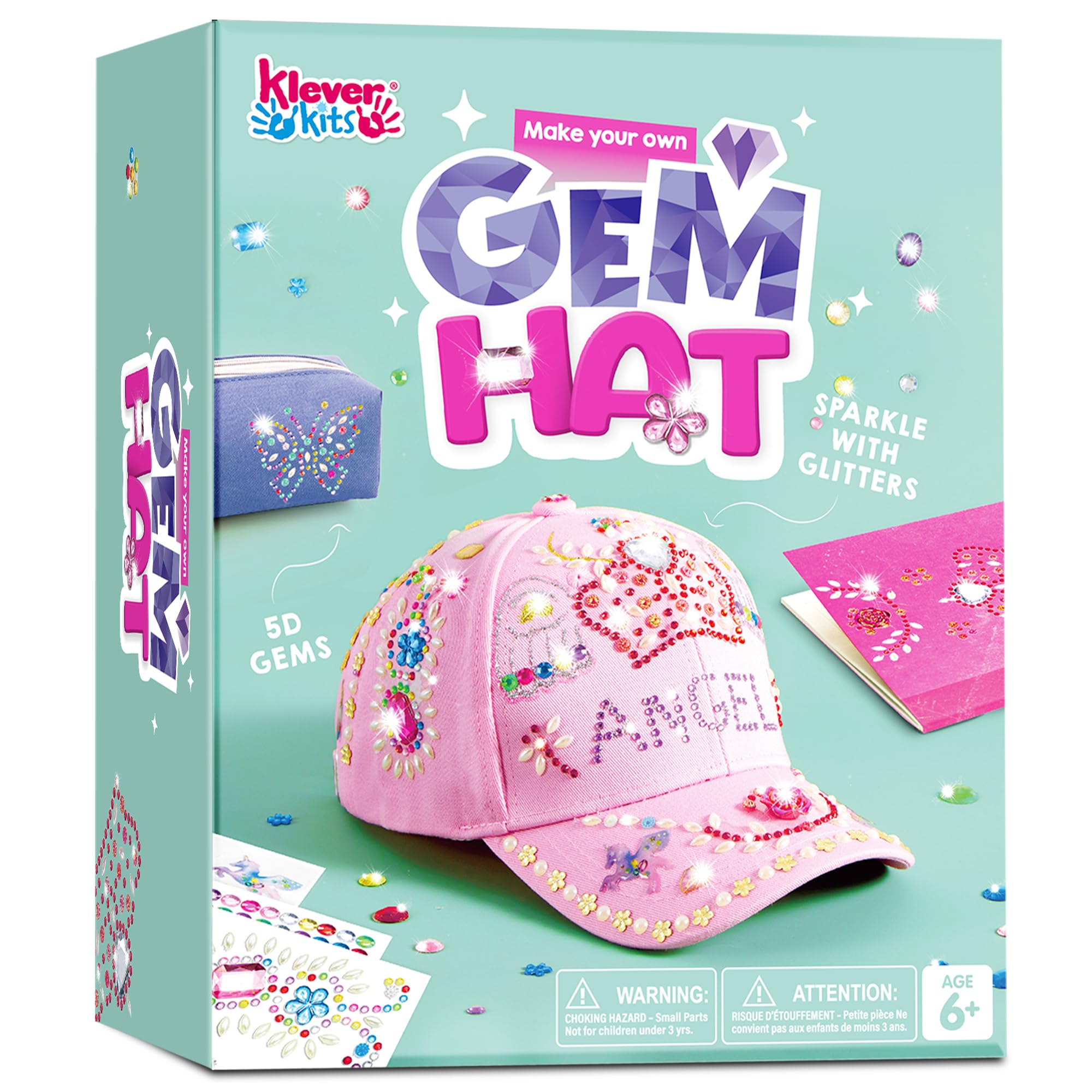 Klever Kits decorate-cap-gems-pack for easy at-home cap design.