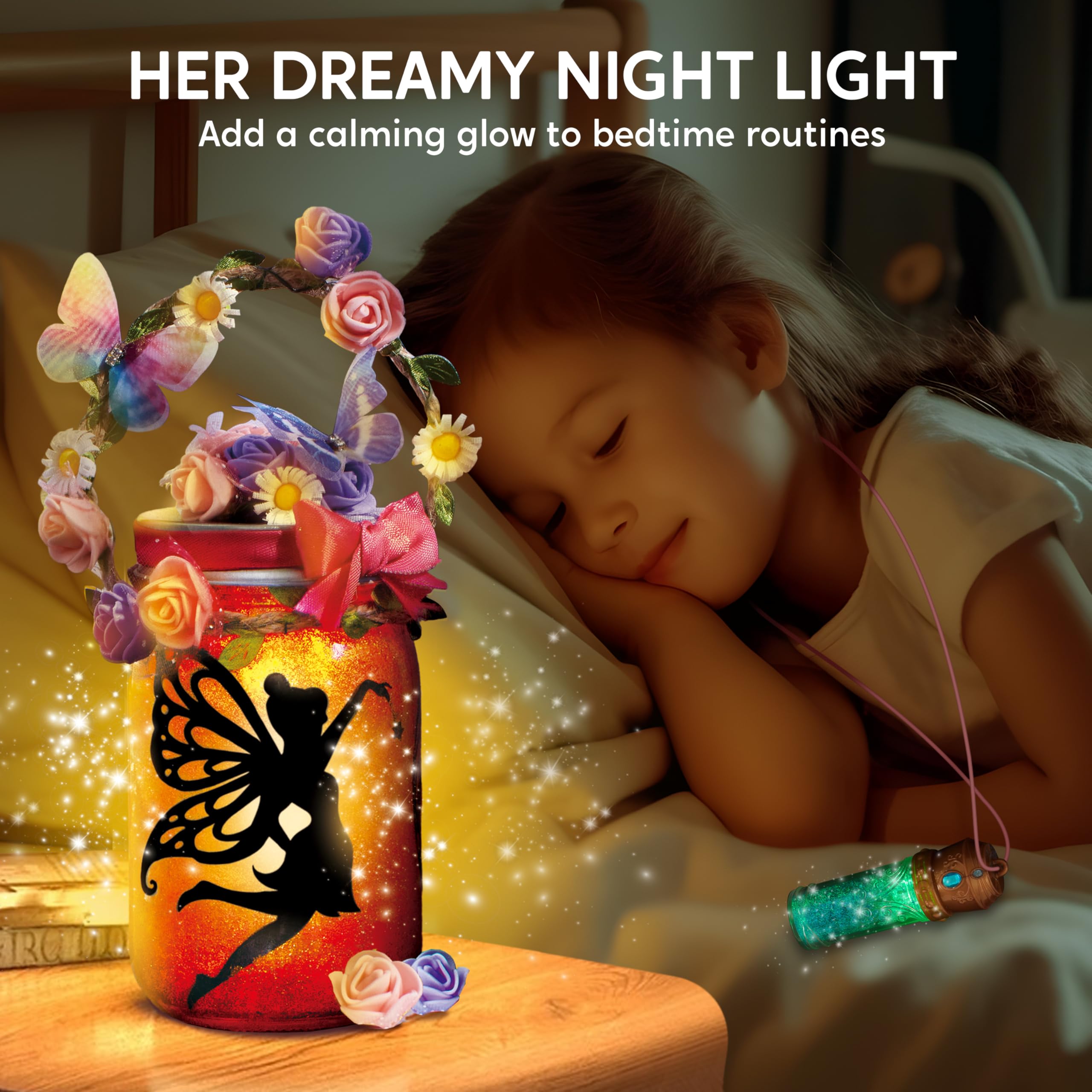 Klever Kits decorative flowers and glitter enhance festive craft details.