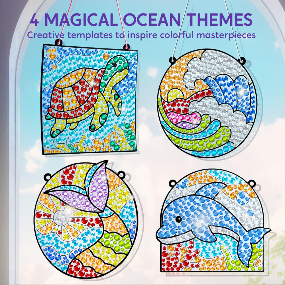 Klever Kits Mermaid Oval design supports precise hand movements.