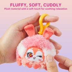 Klever Kits plush keychain rabbit model offers adorable design and easy hand-stitch projects for children.