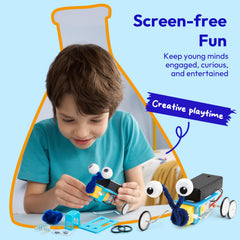 Klever Kits Doodling Robot with colorful components for creativity.