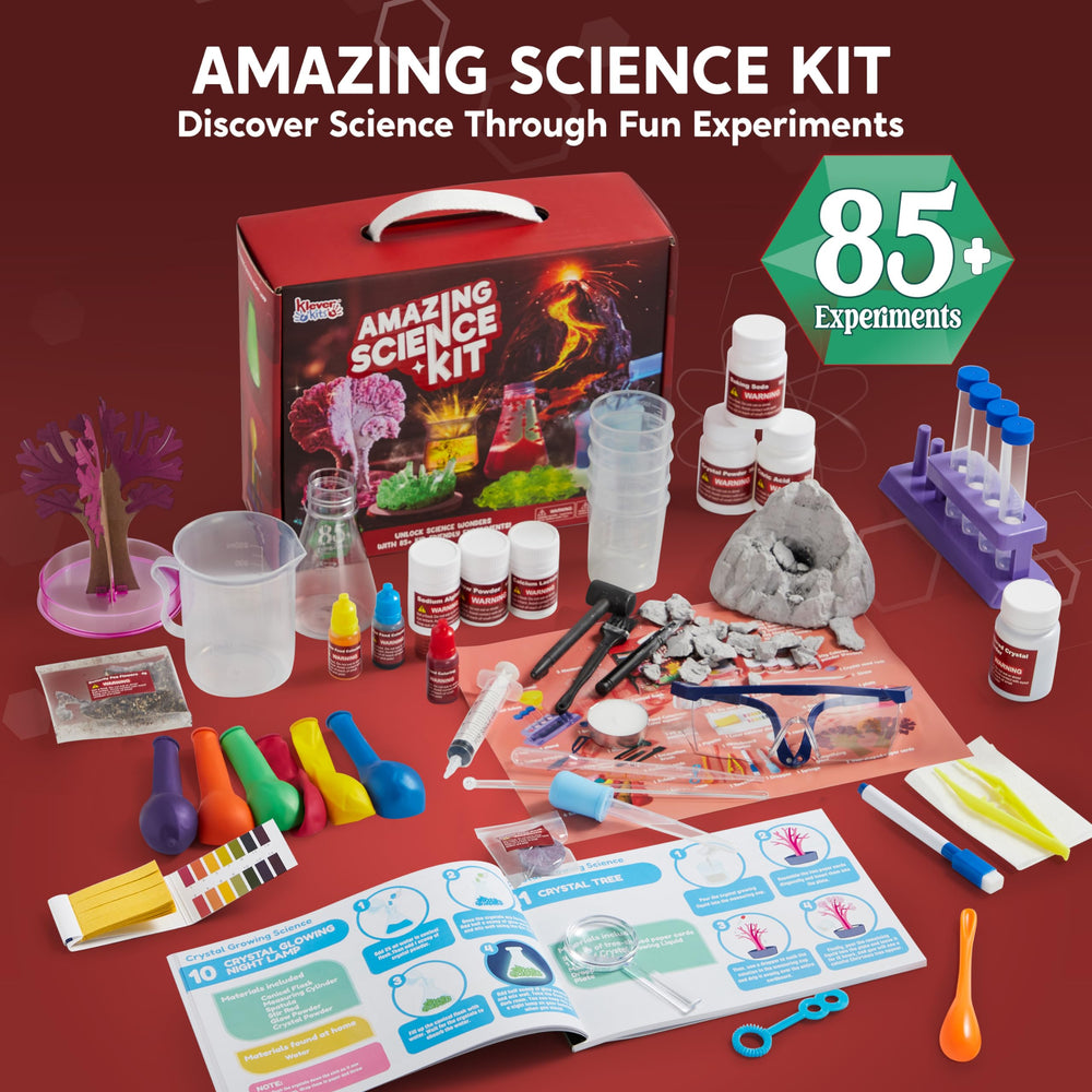 Klever Kits family science time, supports collaborative learning at home.