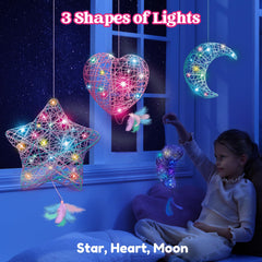 Klever Kits feathers add texture for whimsical string art.