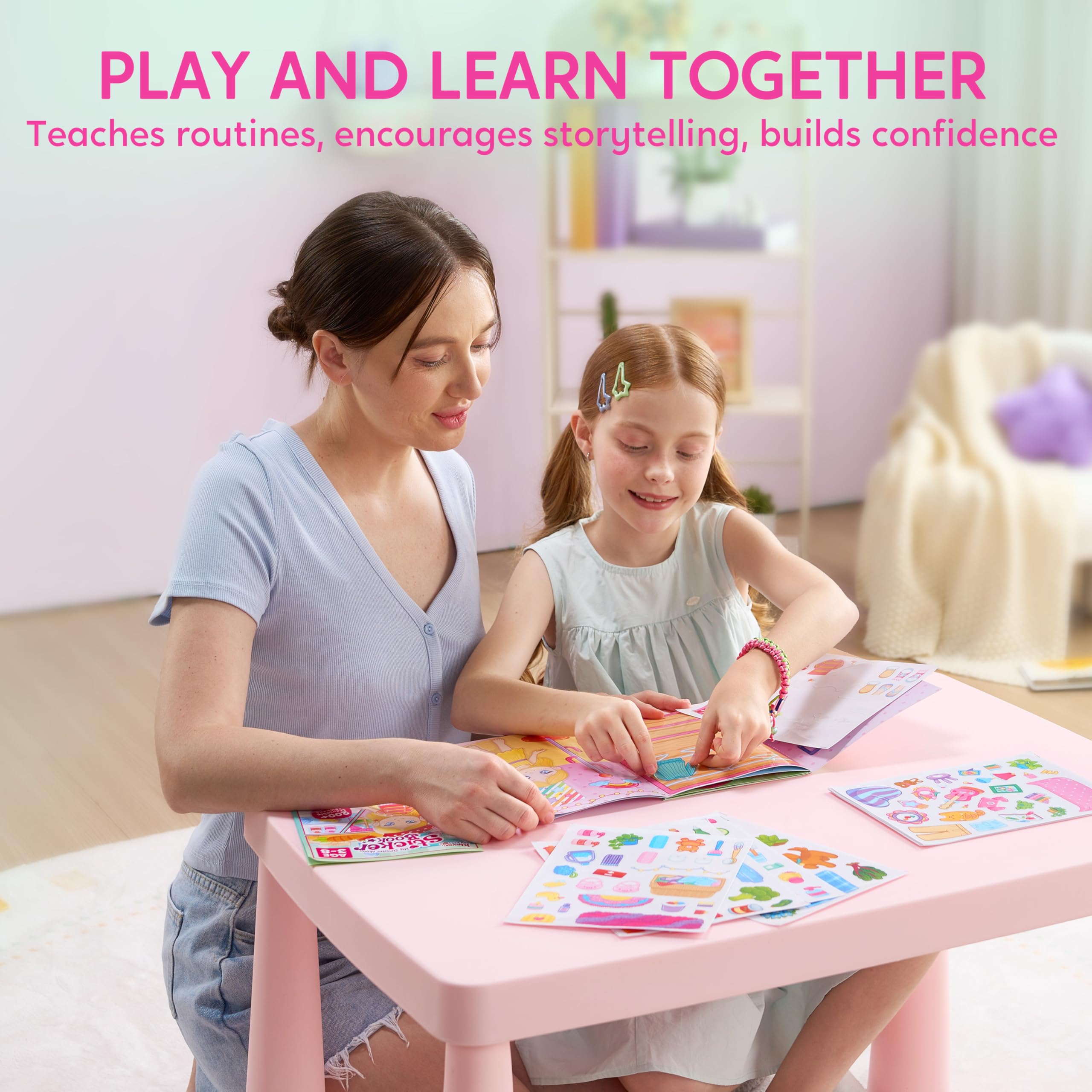 Klever Kits durable stickers withstand daily kid use and easy cleaning