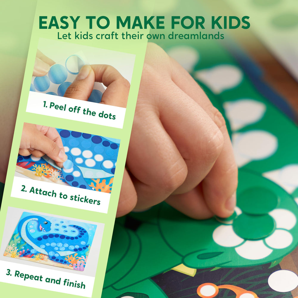 Klever Kits foil dot stickers pack adds shiny accents to art.