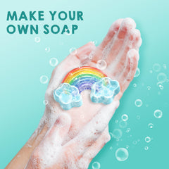 Klever Kits glitter and charms add playful surprises to bath products