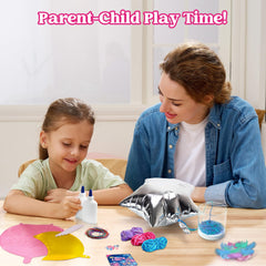 Klever Kits included gloves and tablecloth keep mess contained.