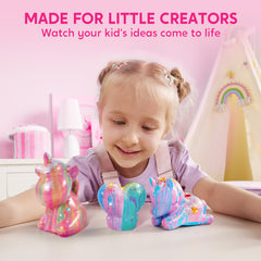 Klever Kits glow paints and glitters add sparkle to crafts