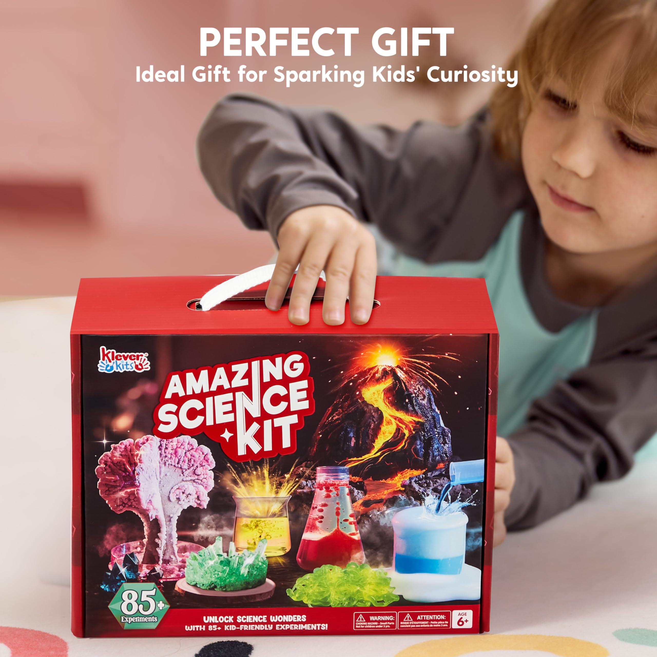 Klever Kits kids learning experience, immersive science adventures spark curiosity.