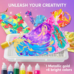 Klever Kits design tray and drying rack keep artwork neat while drying.