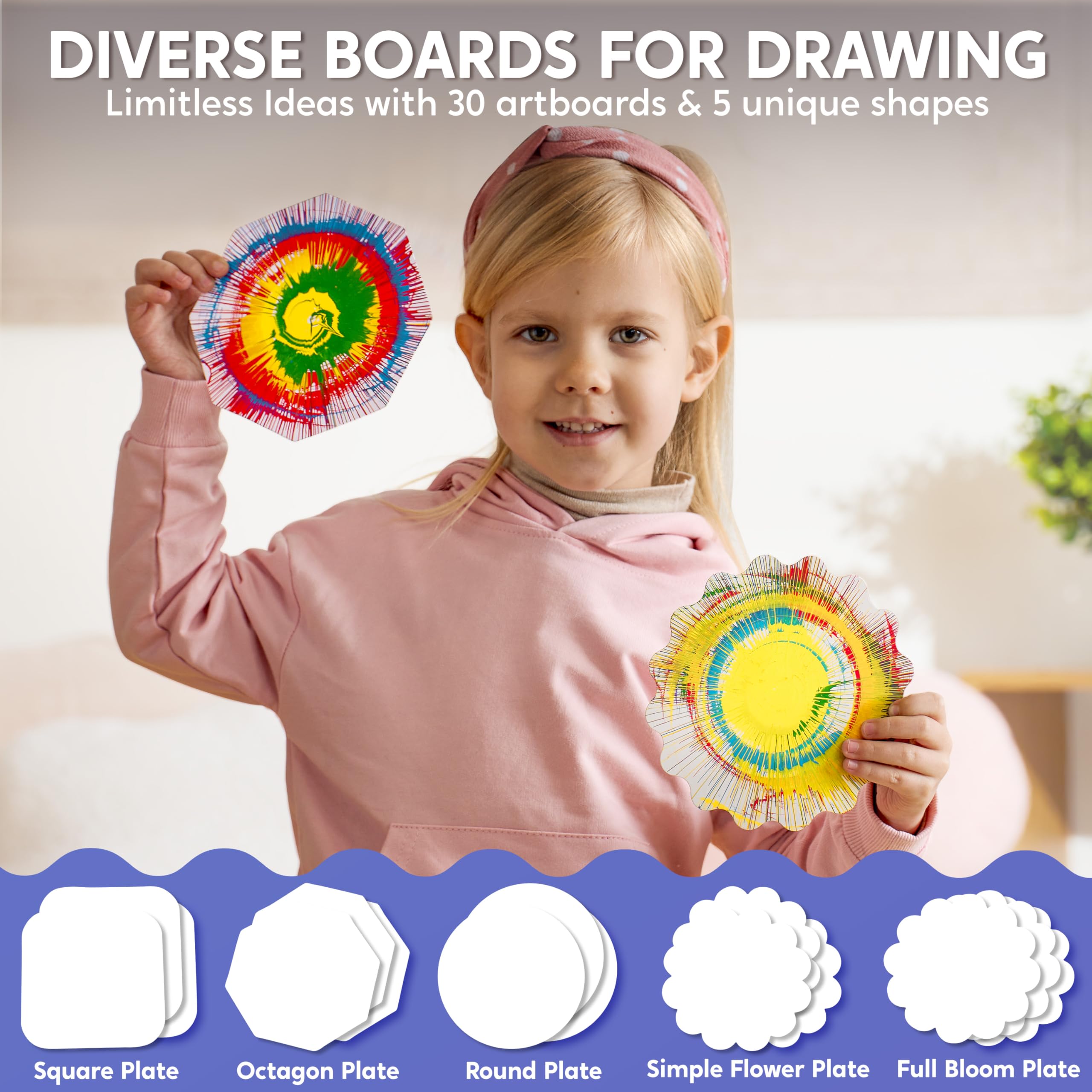 Klever Kits mess-free station helps keep play tidy and contained.