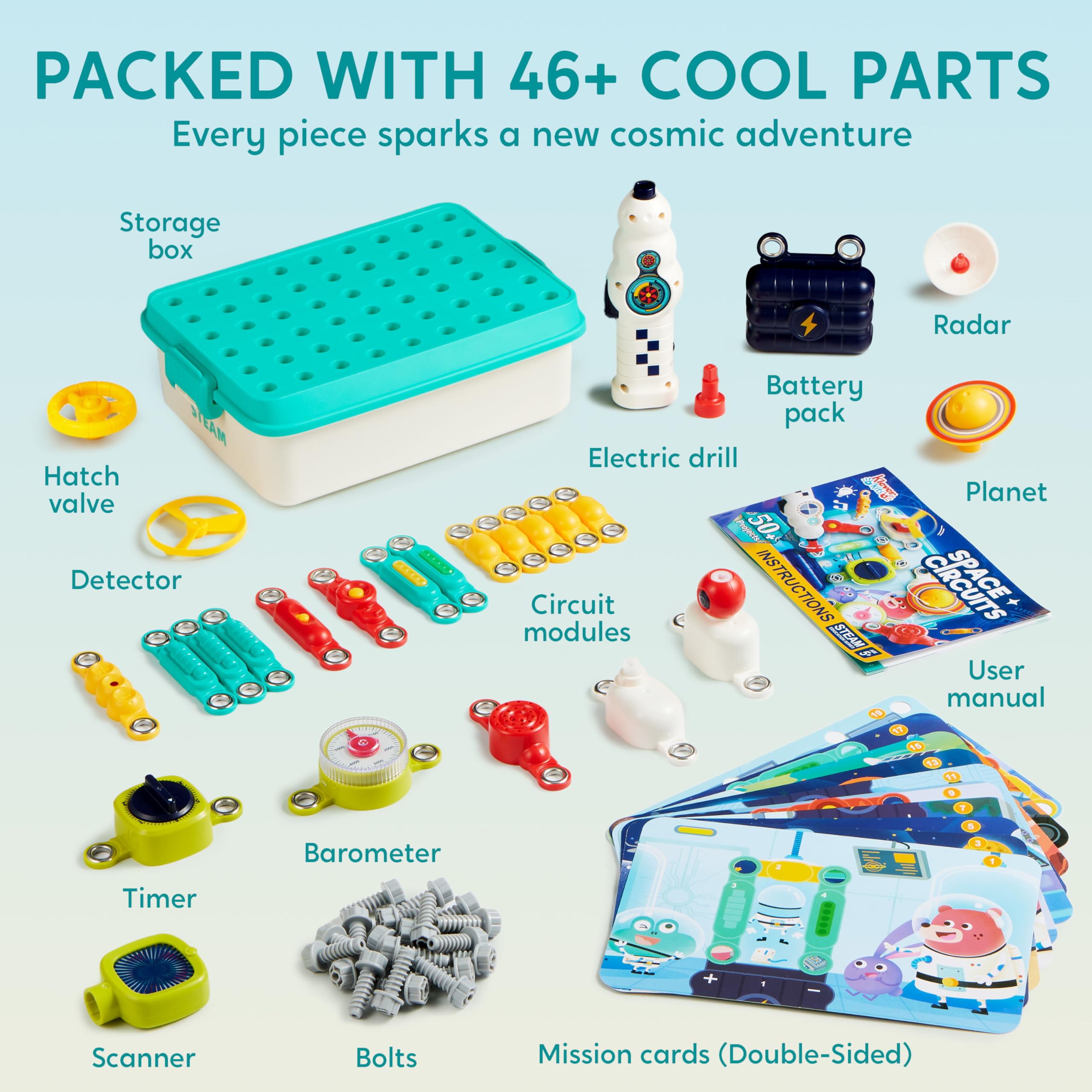 Klever Kits Mission Cards Baseboard for beginner-friendly start