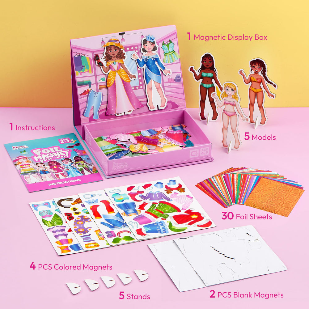 Klever Kits model boards display a mini fashion show at home.
